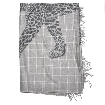 Hermes Cashmere Leosquare Blanket Gris 3 of 5