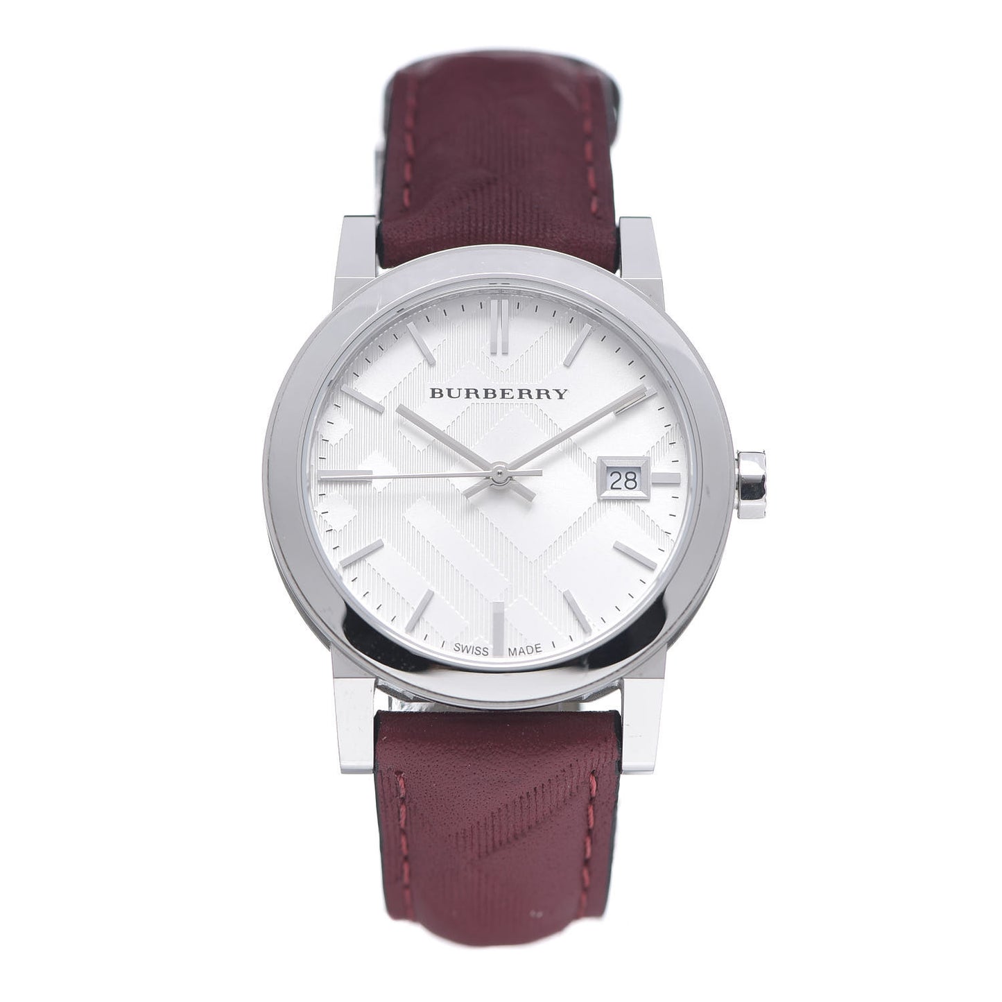 Stainless Steel Calfskin 34mm The City Quartz Watch BU9152