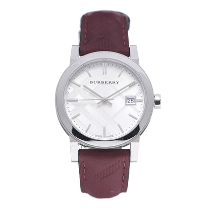 Burberry Stainless Steel Calfskin 34mm The City Quartz Watch BU9152 1 of 8