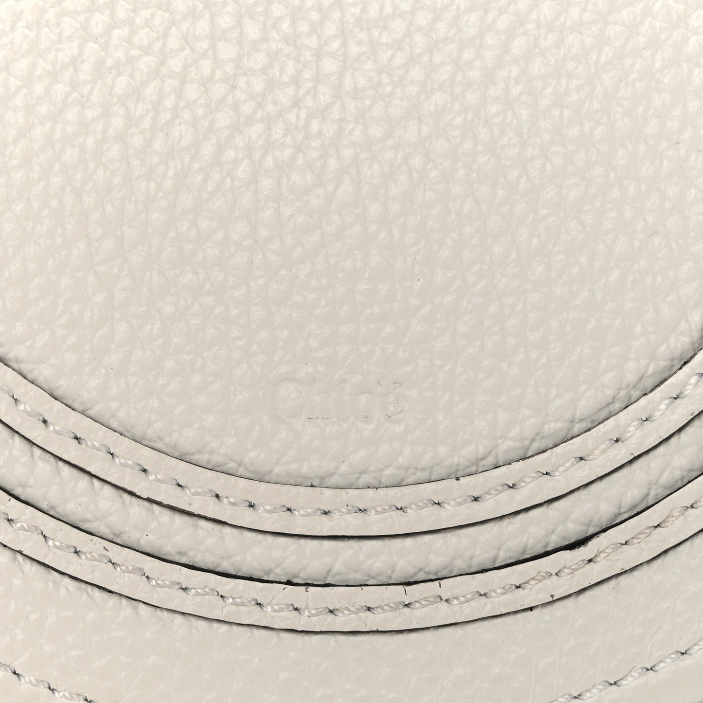 Raffia Calfskin Marcie Basket White