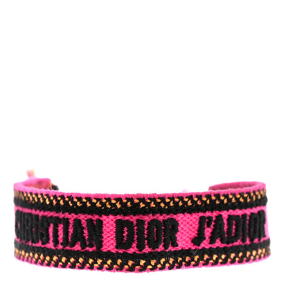 Christian Dior Woven Cotton J'Adior Friendship Bracelet  Pink 1 of 3