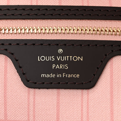 Louis Vuitton Damier Ebene Braided Neverfull MM Pink 7 of 10
