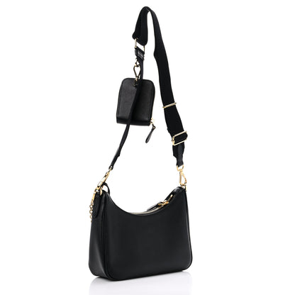 Prada Saffiano Lux Re-Edition 2005 Shoulder Bag Black 3 of 8