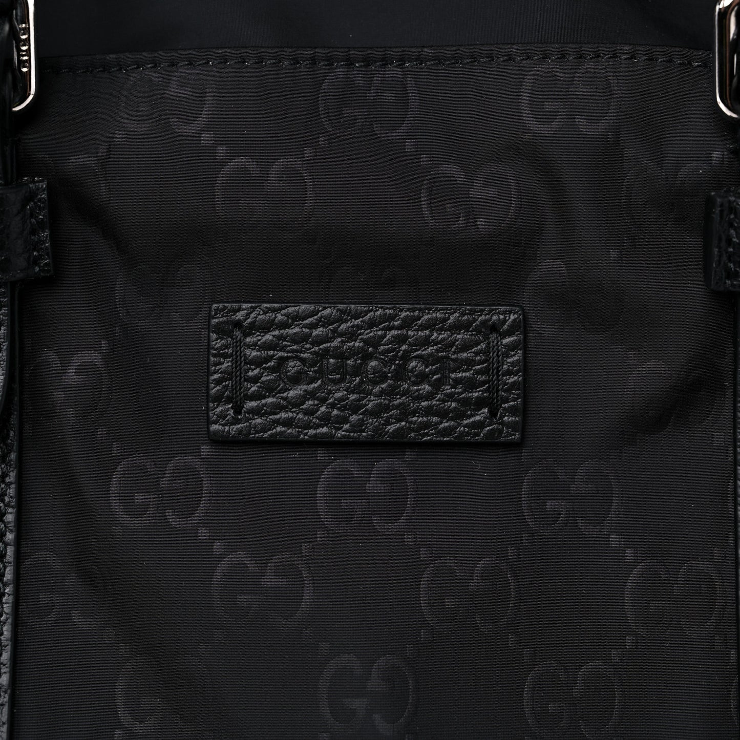Nylon Monogram Tote Black