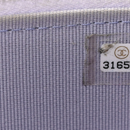 Chanel Lambskin Quilted Small Top Handle Vanity Case With Chain Light Purple 7 of 11