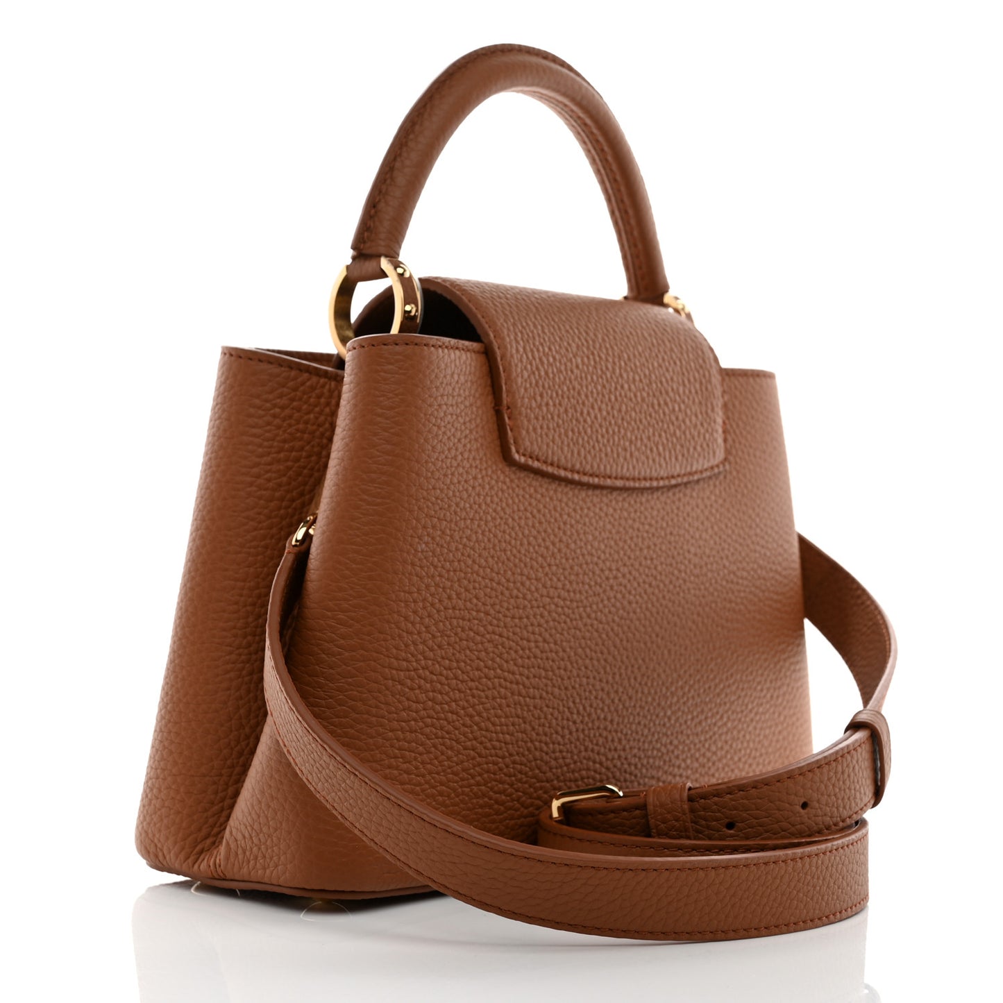 Taurillon Capucines BB Tan