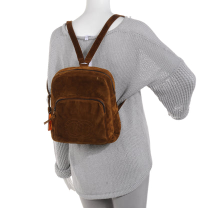 Chanel Suede Backpack Brown 2 of 7