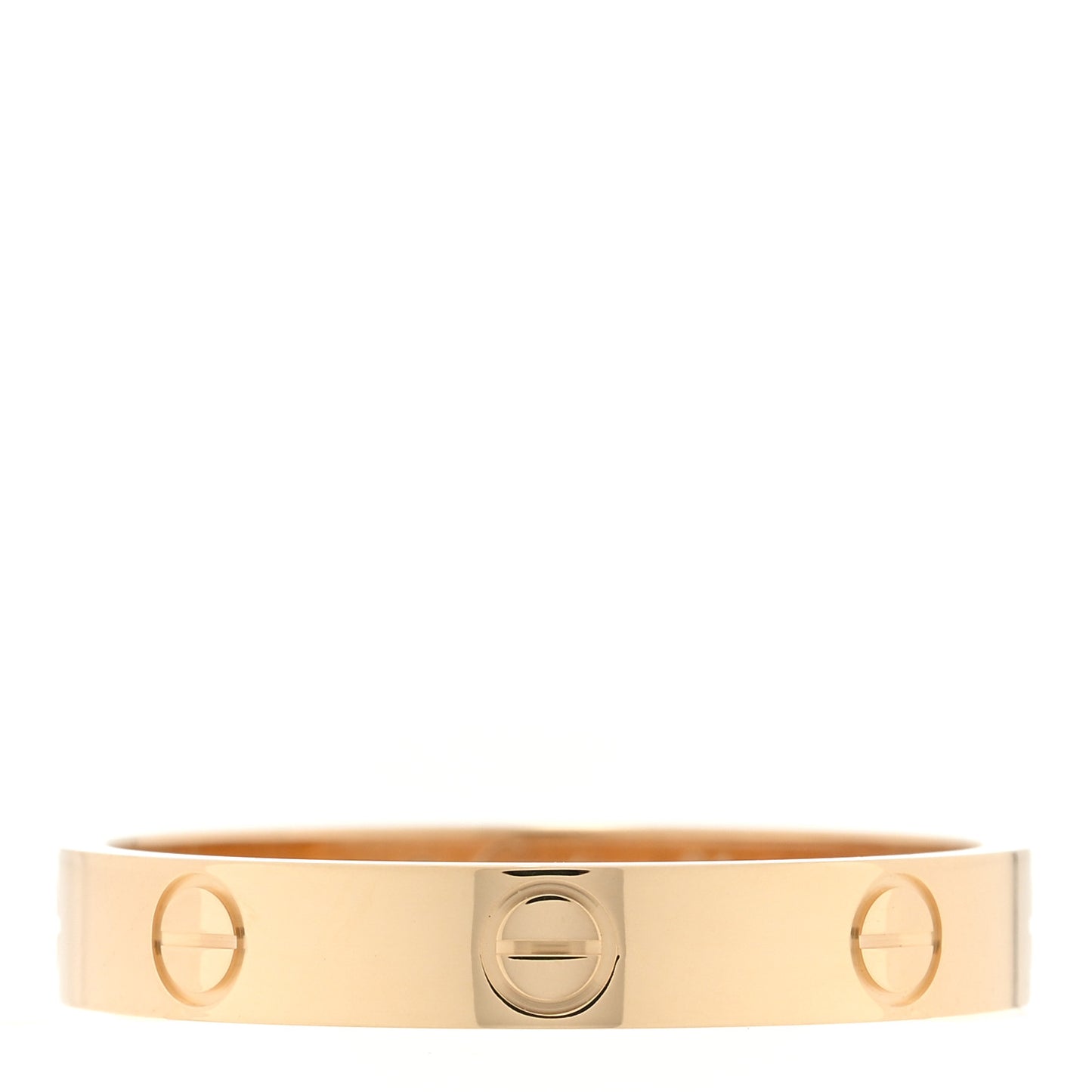 18K Yellow Gold 3.5mm LOVE Wedding Band Ring 61 9.5