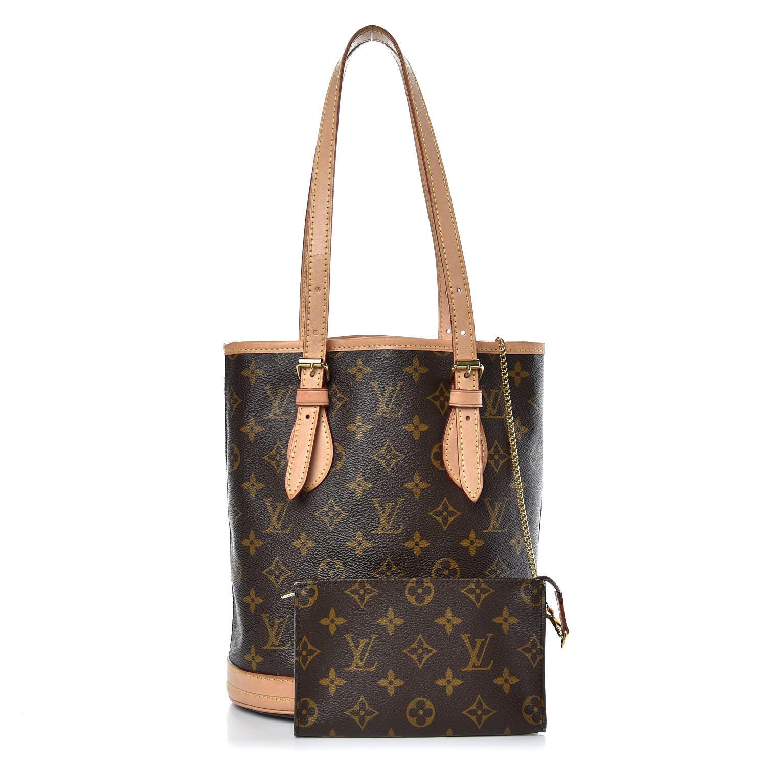 Louis Vuitton Monogram Petit Bucket 23 1 of 11