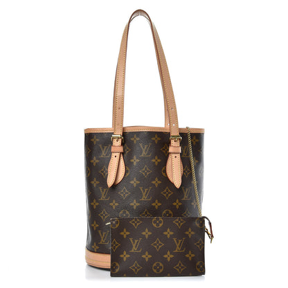 Louis Vuitton Monogram Petit Bucket 23 1 of 11