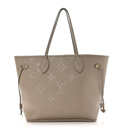 Louis Vuitton Empreinte Monogram Giant Neverfull MM Tourterelle 1 of 9