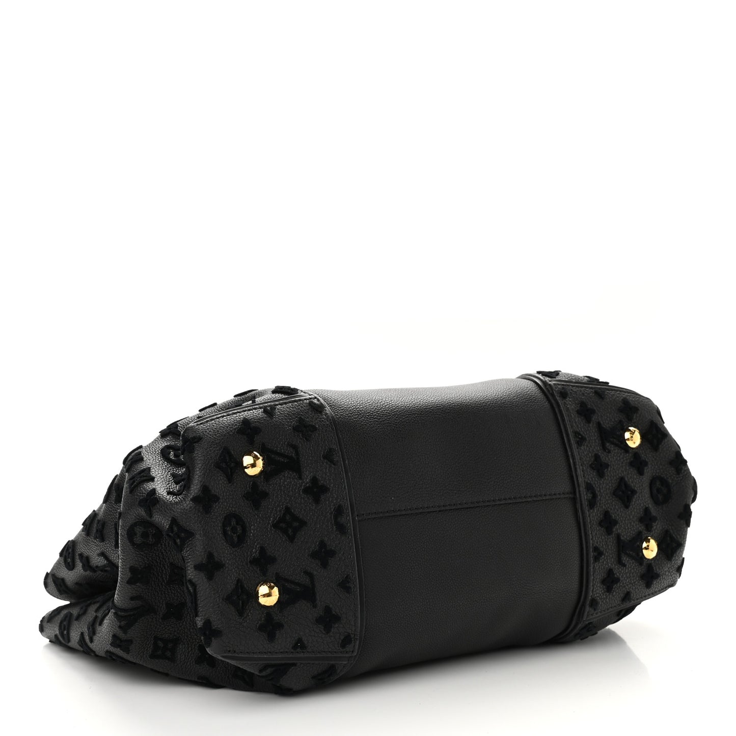 Cuir Orfevre Veau Cachemire Tote W GM Black