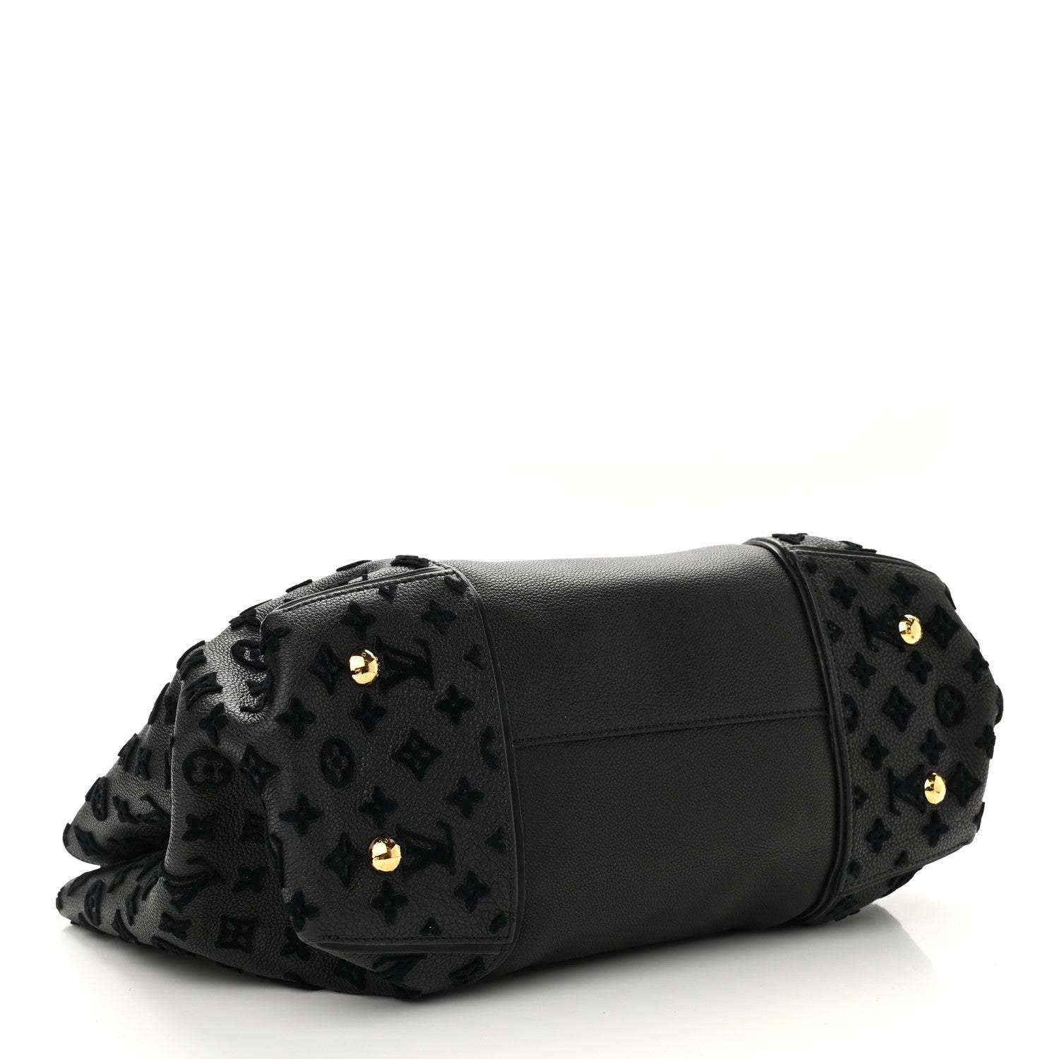 Louis Vuitton Cuir Orfevre Veau Cachemire Tote W GM Black 4 of 8