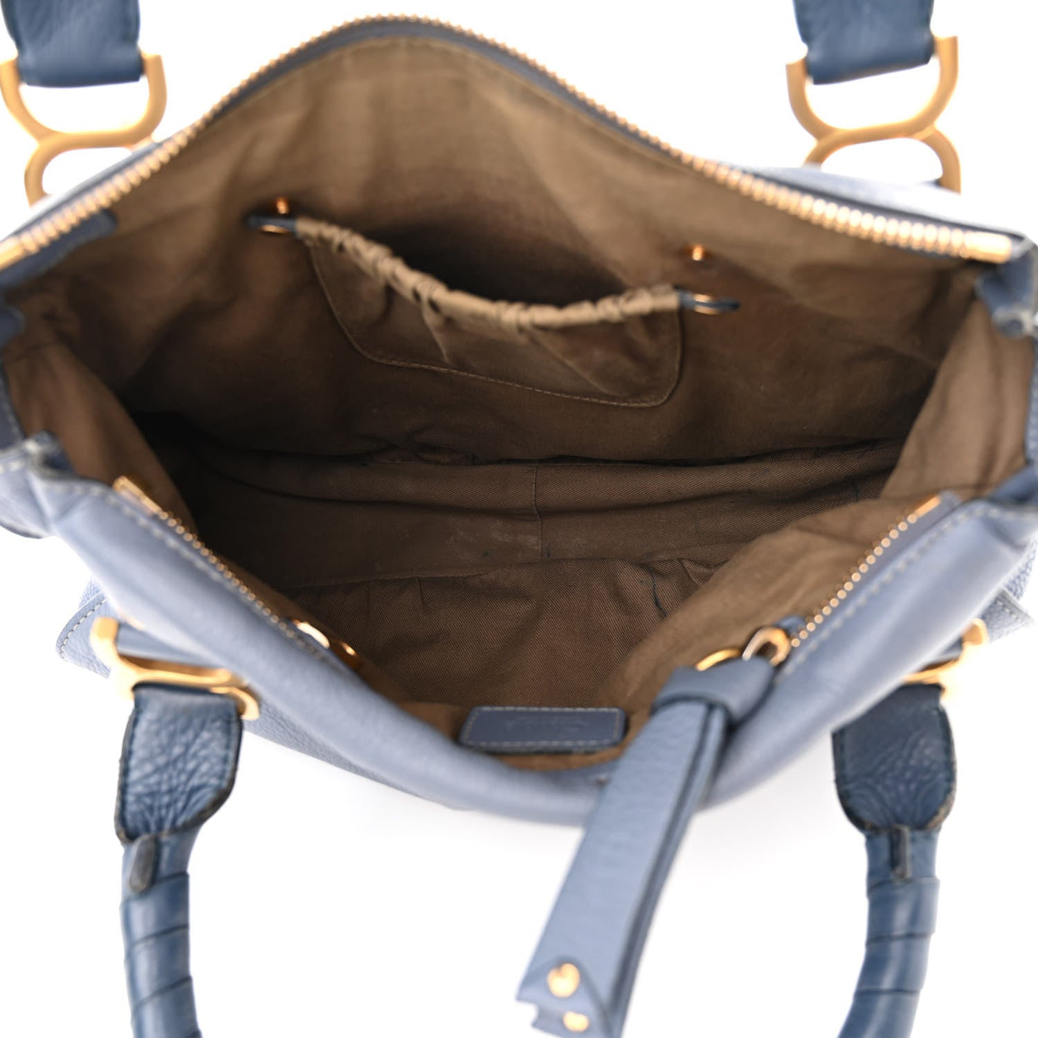 Chloe Calfskin Medium Marcie Satchel Cloudy Blue 5 of 24