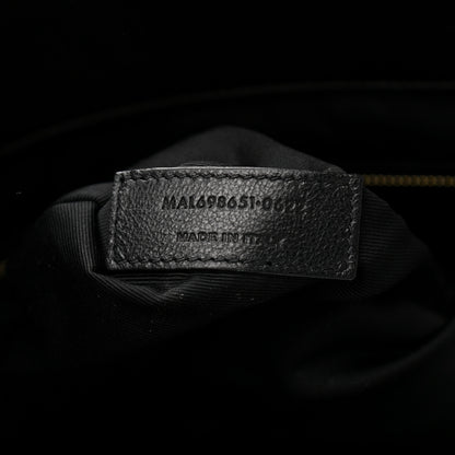 Saint Laurent Lambskin Quilted Maxi Icare Shopping Tote Black 8 of 11