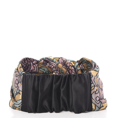 Gucci Metallic Wool Silk Floral Duchesse Headband 4 of 6