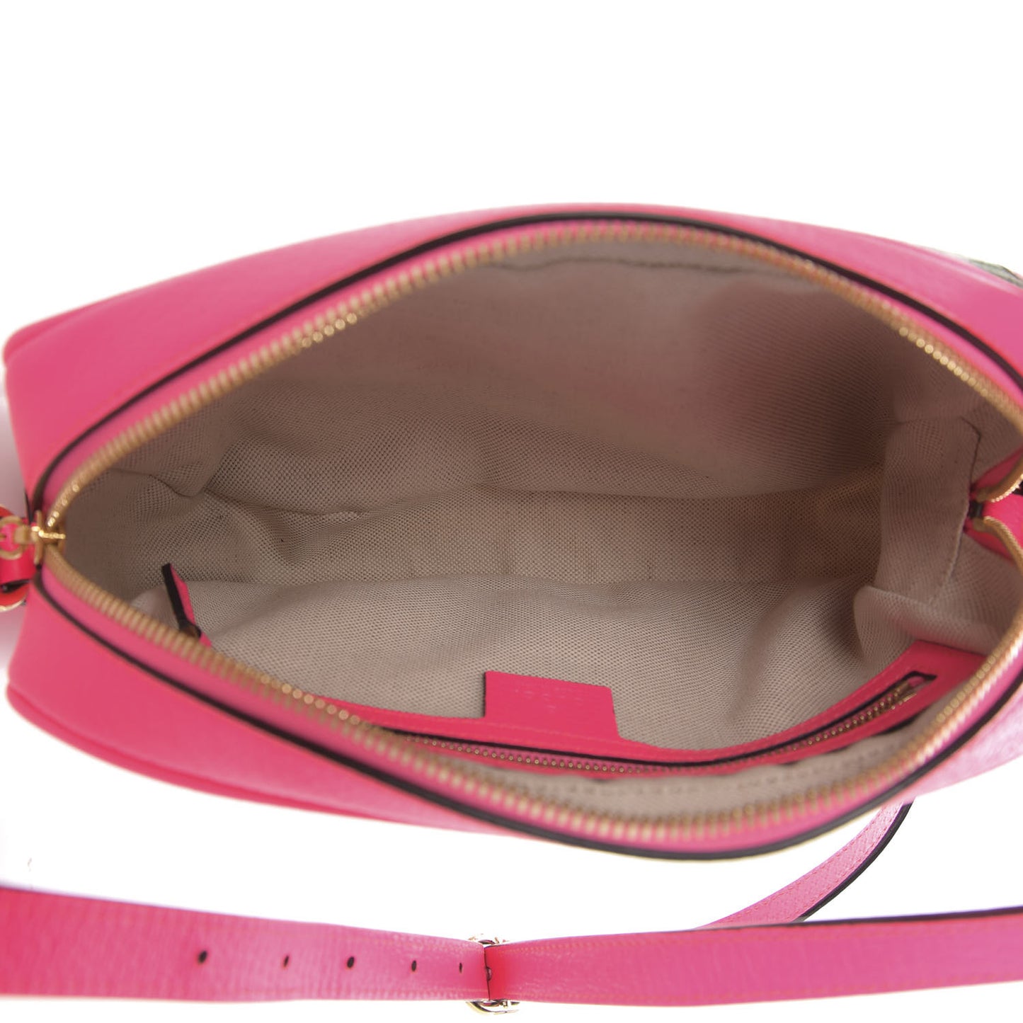 Canvas Flora Floral Shoulder Bag White Fuchsia Fluo