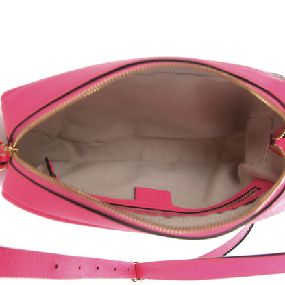 Gucci Canvas Flora Floral Shoulder Bag White Fuchsia Fluo 5 of 10