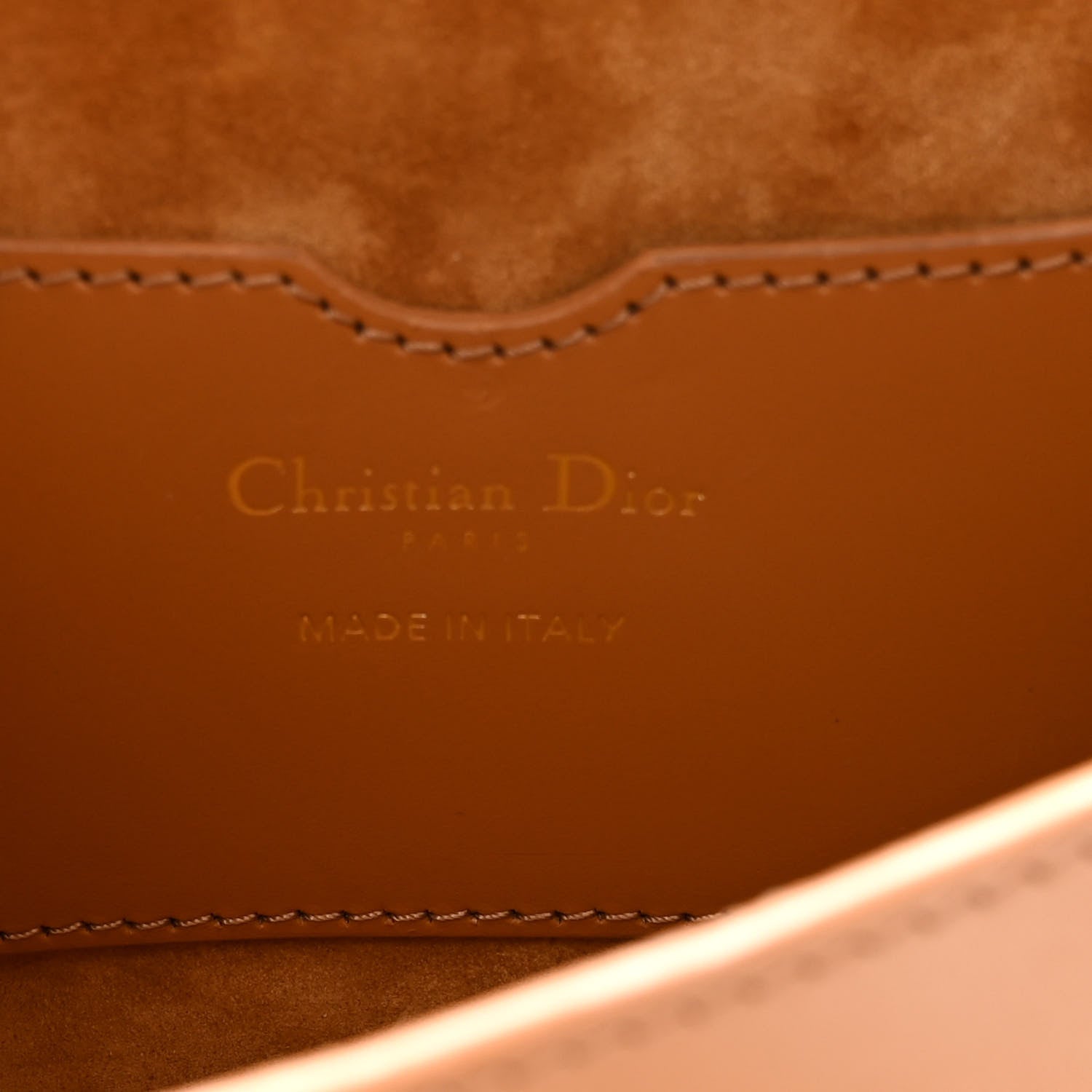 Christian Dior Box Calfskin Medium Bobby Flap Camel 6 of 11