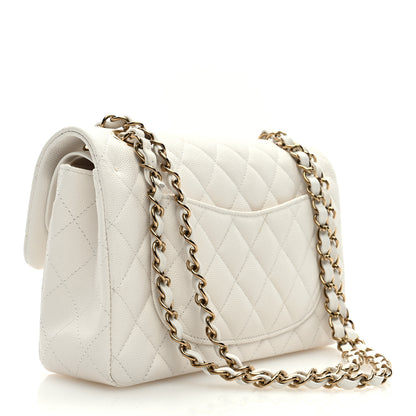 Chanel Caviar Quilted Small Double Flap White 3 of 9
