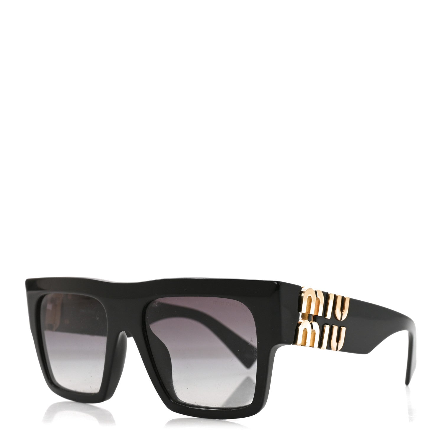 Miu Miu Acetate Glimpse Sunglasses SMU 10W Black 2 of 14