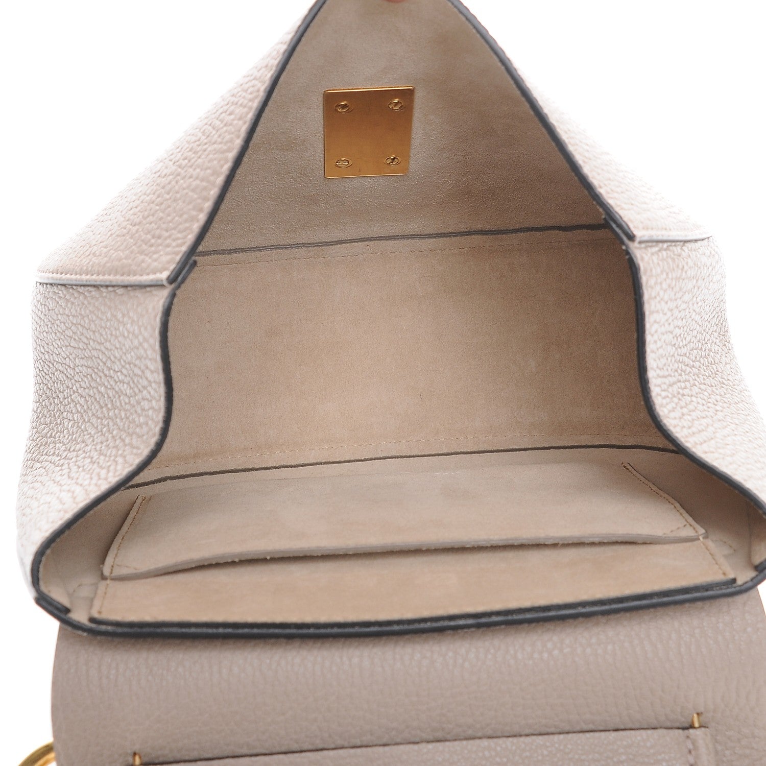Chloe Grained Lambskin Drew Shoulder Bag Motty Grey 5 of 7