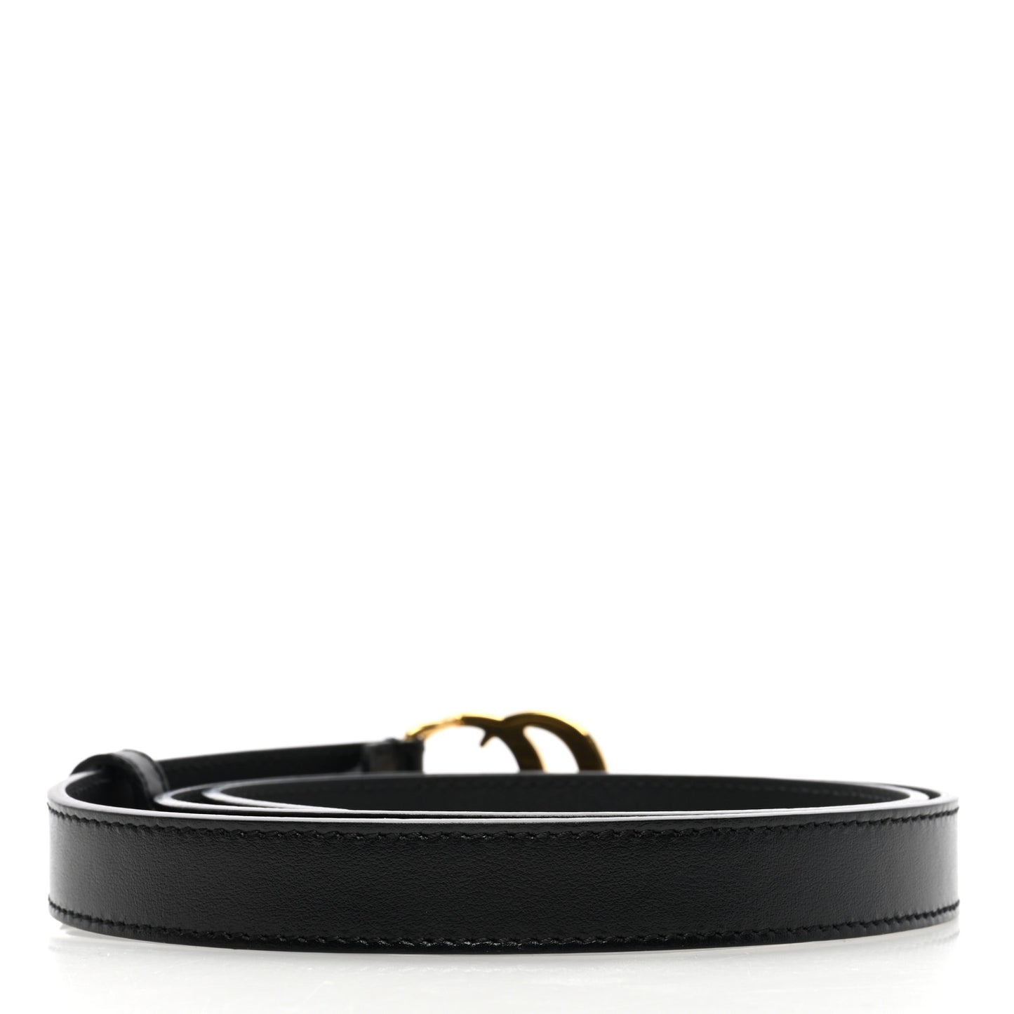Calfskin Double G 20mm Belt 90 36 Black
