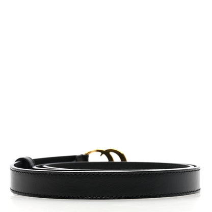 Gucci Calfskin Double G 20mm Belt 90 36 Black 2 of 5