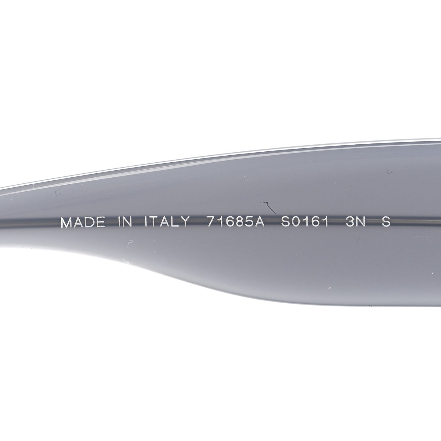 Acetate Square CC Crystal Sunglasses 71685A Grey