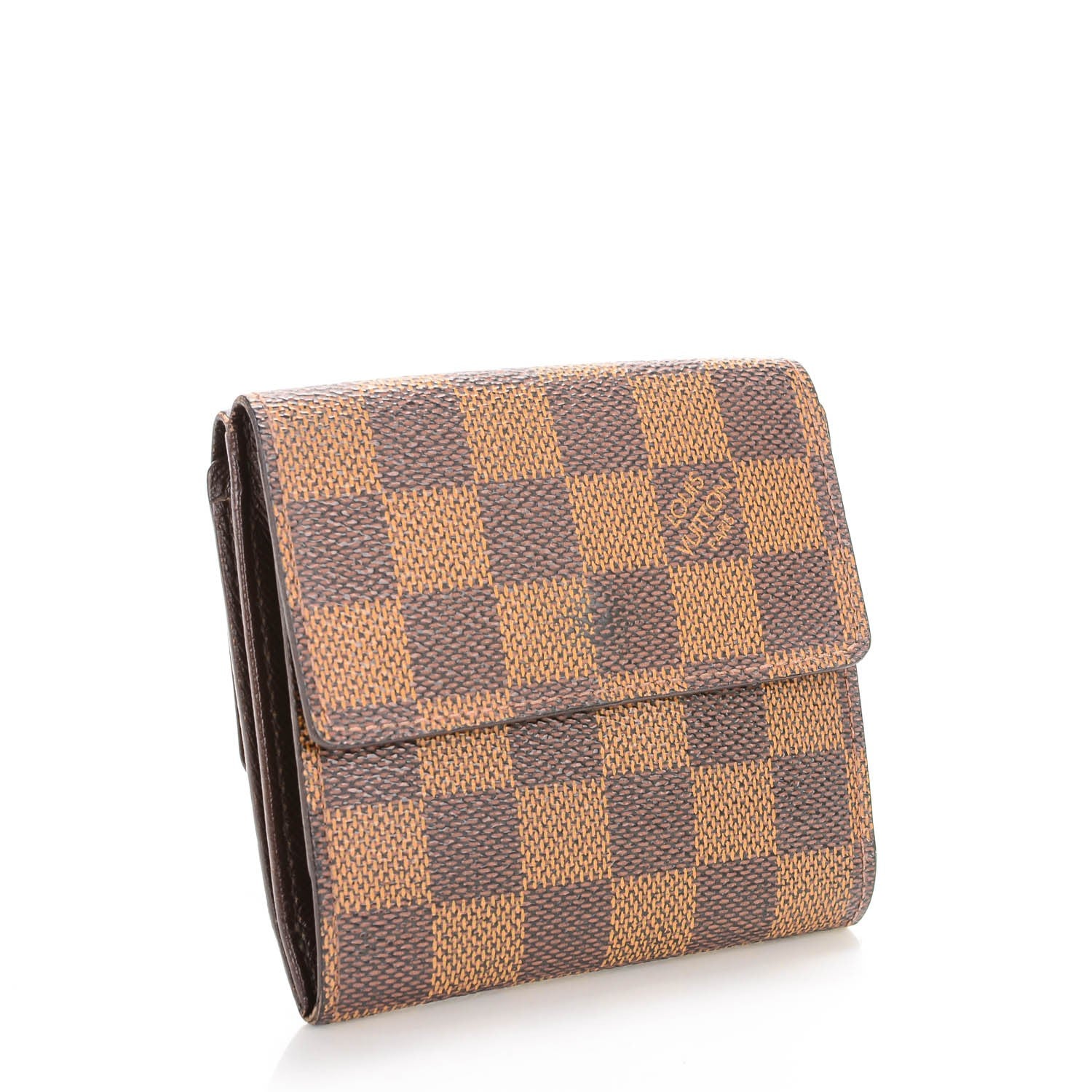 Louis Vuitton Damier Ebene Elise Wallet 3 of 8