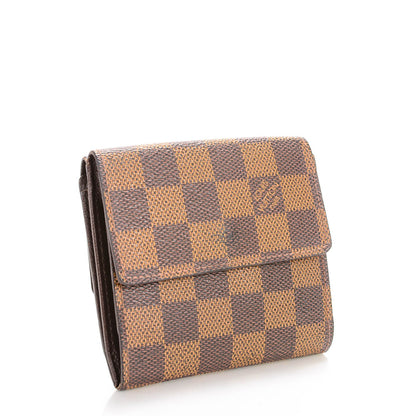 Louis Vuitton Damier Ebene Elise Wallet 3 of 8
