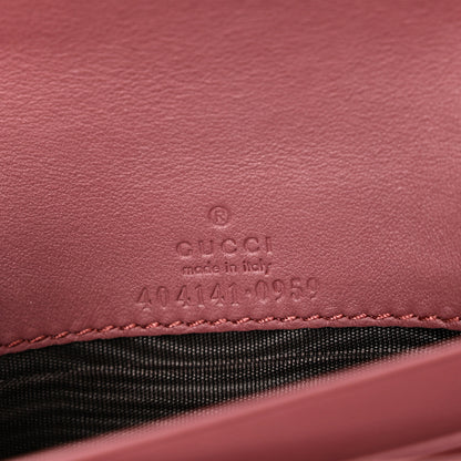 Gucci GG Supreme Monogram Blooms Dionysus Chain Clutch Wallet Beige Multicolor Dry Rose 6 of 9
