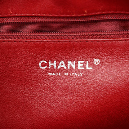 Chanel Caviar Quilted Bijoux Chain Shopping Tote Red 8 of 16