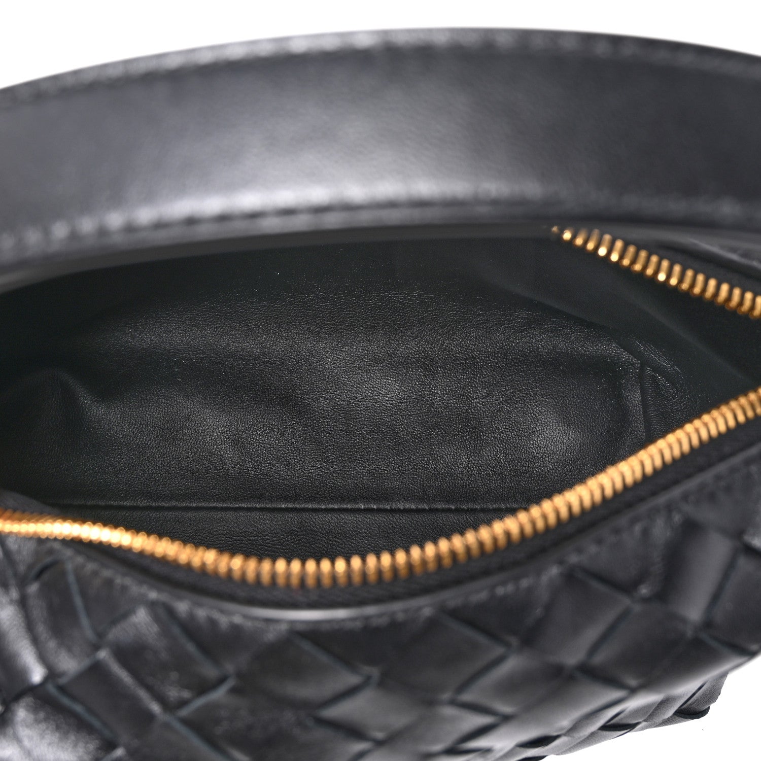 Bottega Veneta Calfskin Nappa Intrecciato Mini Wallace Black 5 of 10