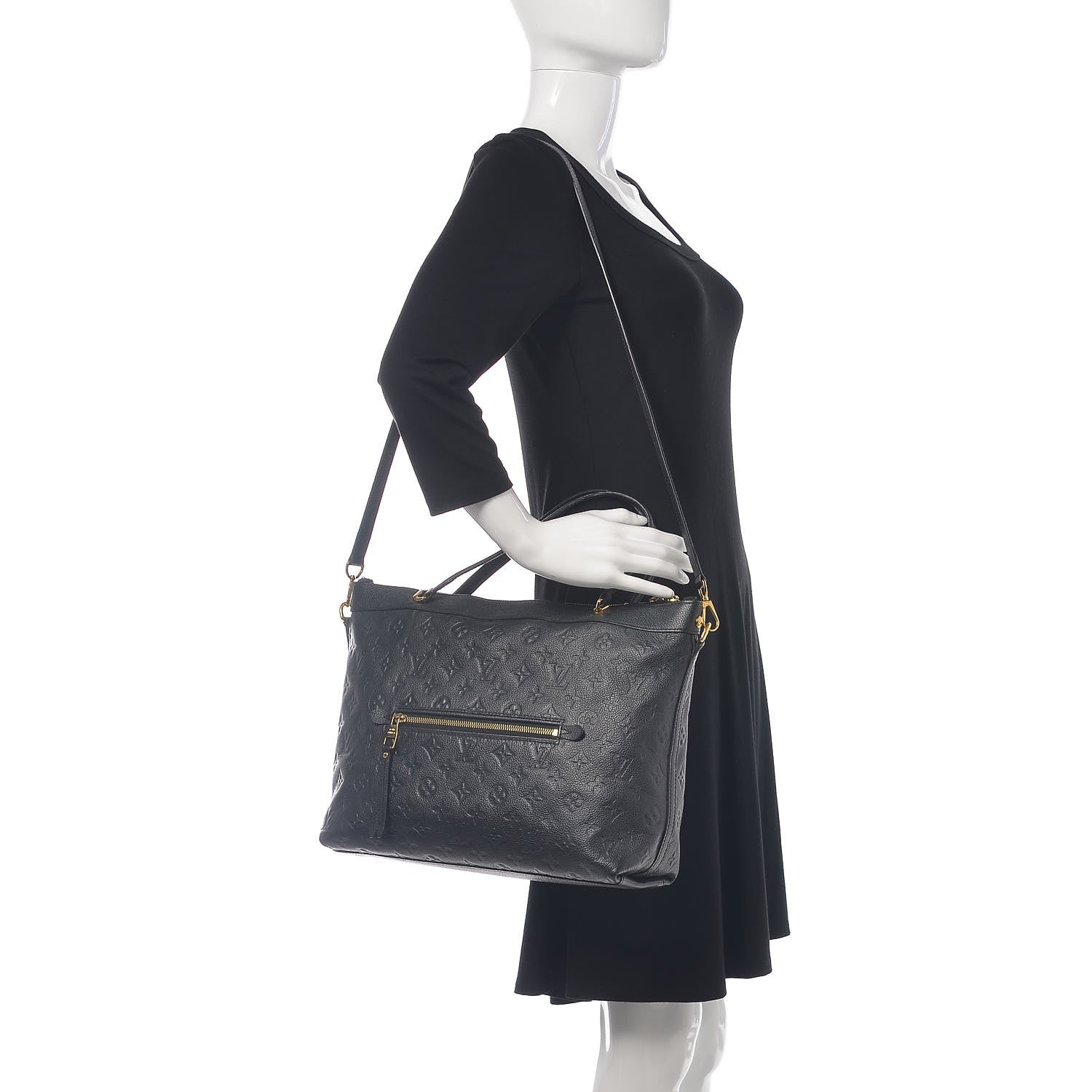 Louis Vuitton Empreinte Bastille MM Black 2 of 12