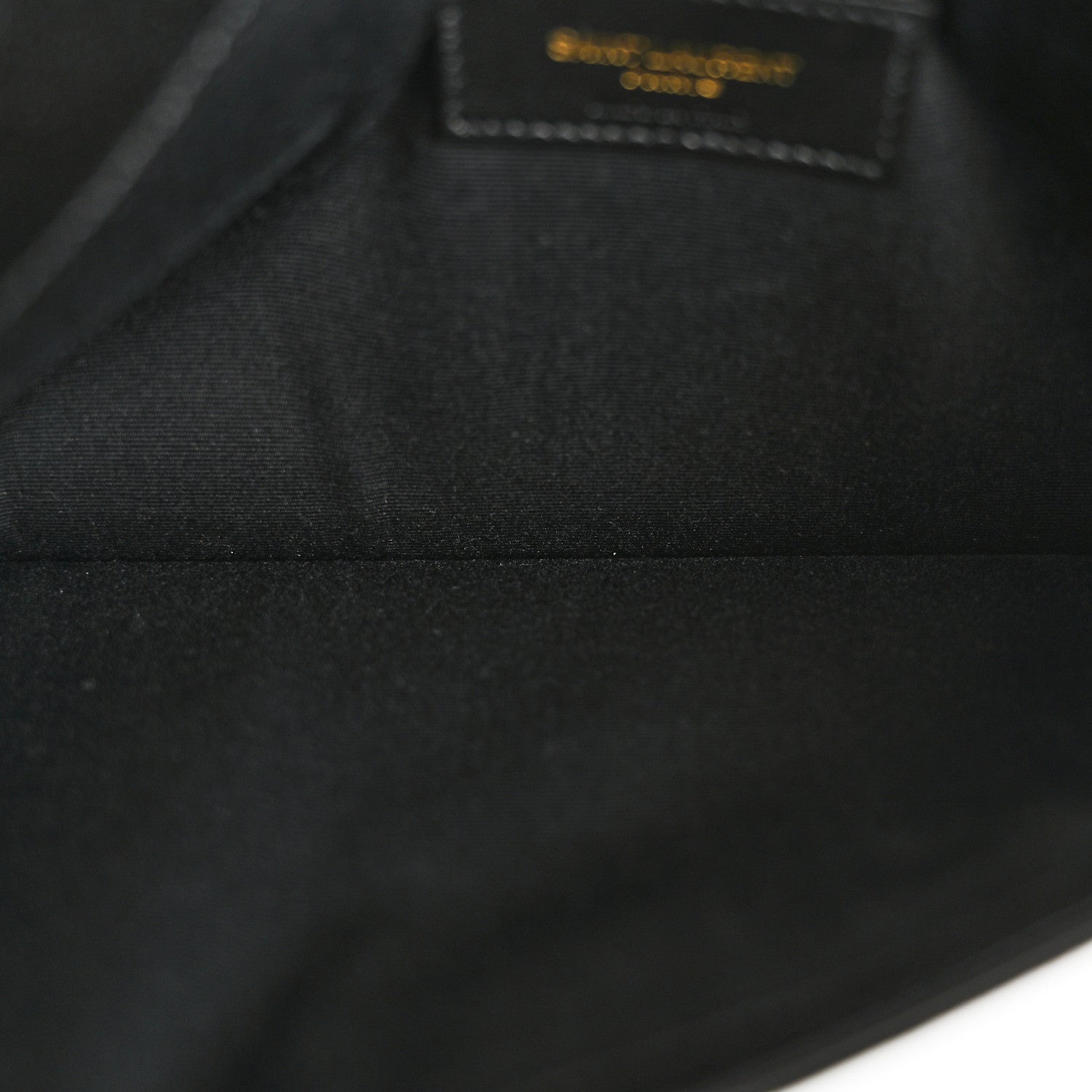 Saint Laurent Grain De Poudre Uptown Pouch Black 5 of 8