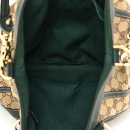 Gucci Monogram Medium Abbey Convertible Tote Green 5 of 13