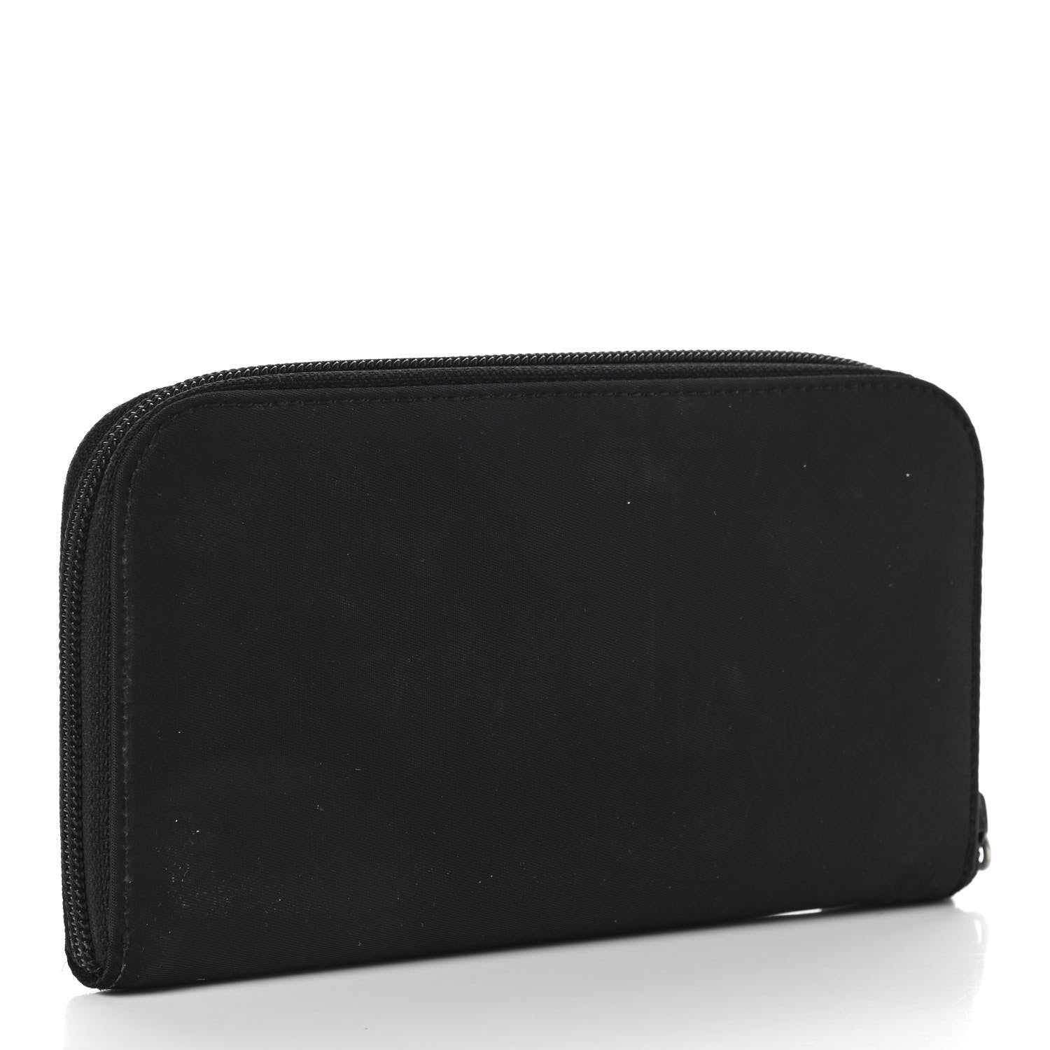 Prada Tessuto Nylon Zip Around Wallet Black 4 of 7