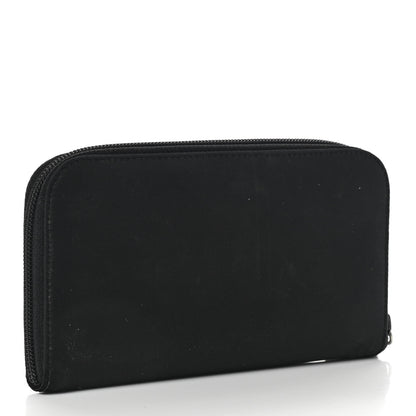 Prada Tessuto Nylon Zip Around Wallet Black 4 of 7