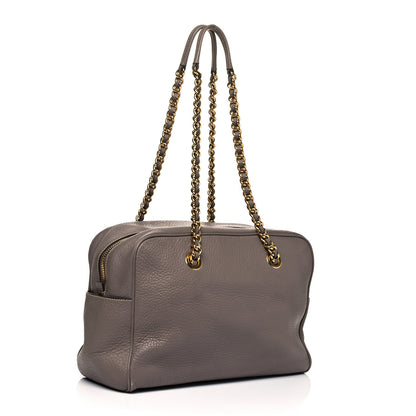 Prada Vitello Daino Chain Satchel Argilla 3 of 9
