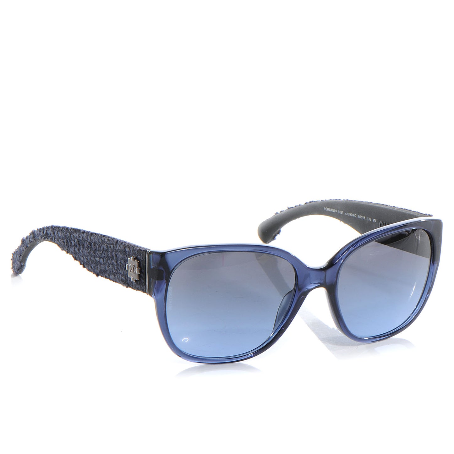 Acetate Tweed Boy Sunglasses Navy