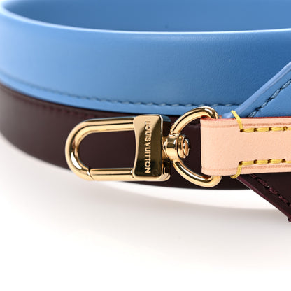 Louis Vuitton Calfskin Cluny MM Shoulder Strap Blue Glacial 6 of 6