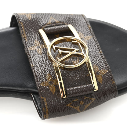 Louis Vuitton Patent Monogram Lock It Flat Mules 38 10 of 10