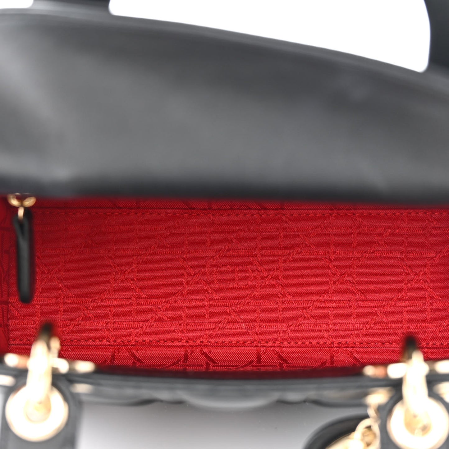 Lambskin Cannage Small My ABCDior Lady Dior Black