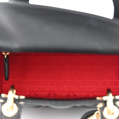 Christian Dior Lambskin Cannage Small My ABCDior Lady Dior Black 5 of 12