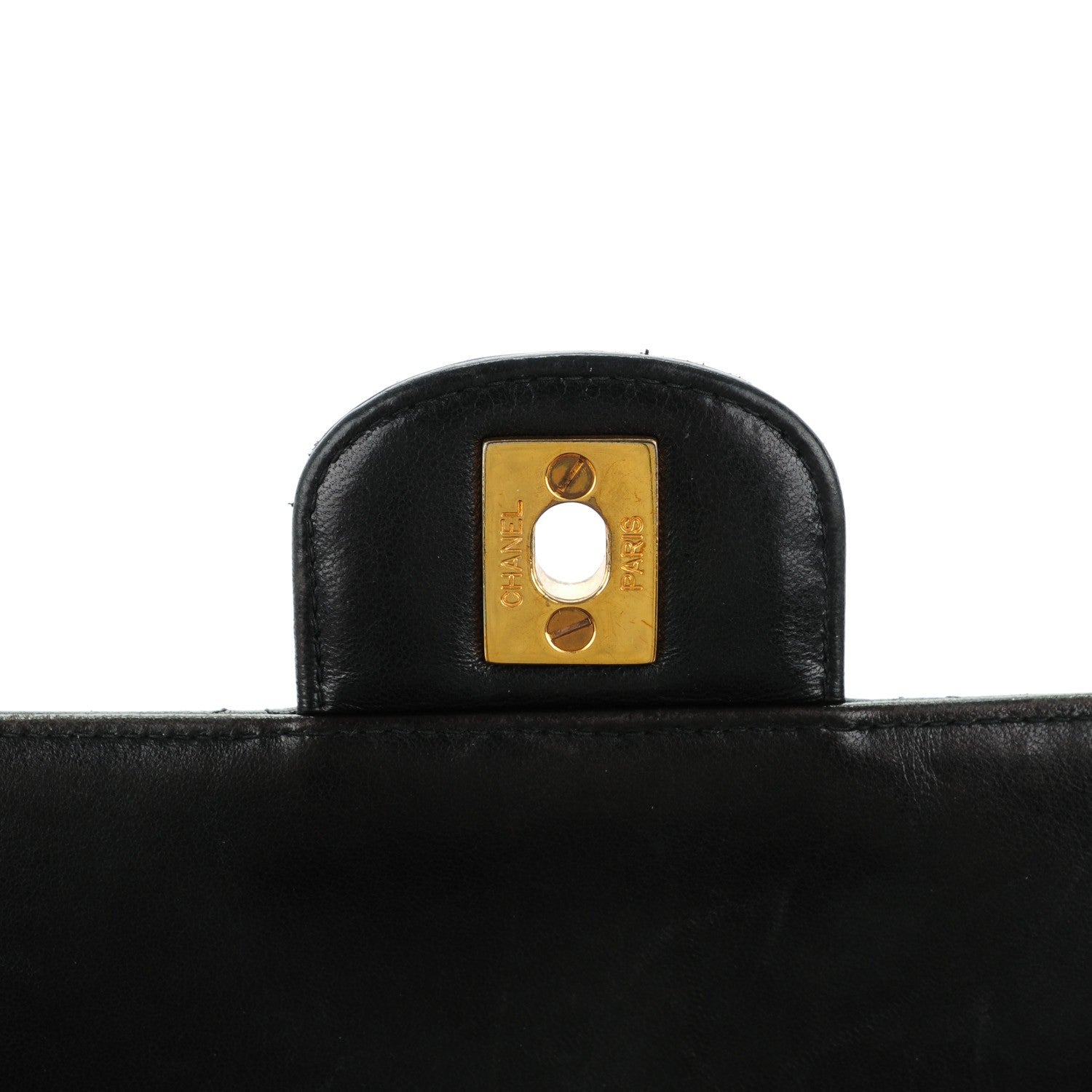 Chanel Lambskin Quilted Medium Single Flap Dark Brown 6 of 10