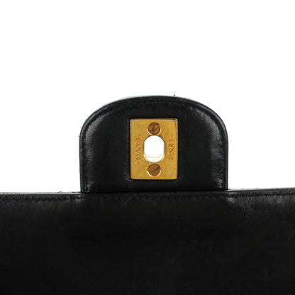 Chanel Lambskin Quilted Medium Single Flap Dark Brown 6 of 10