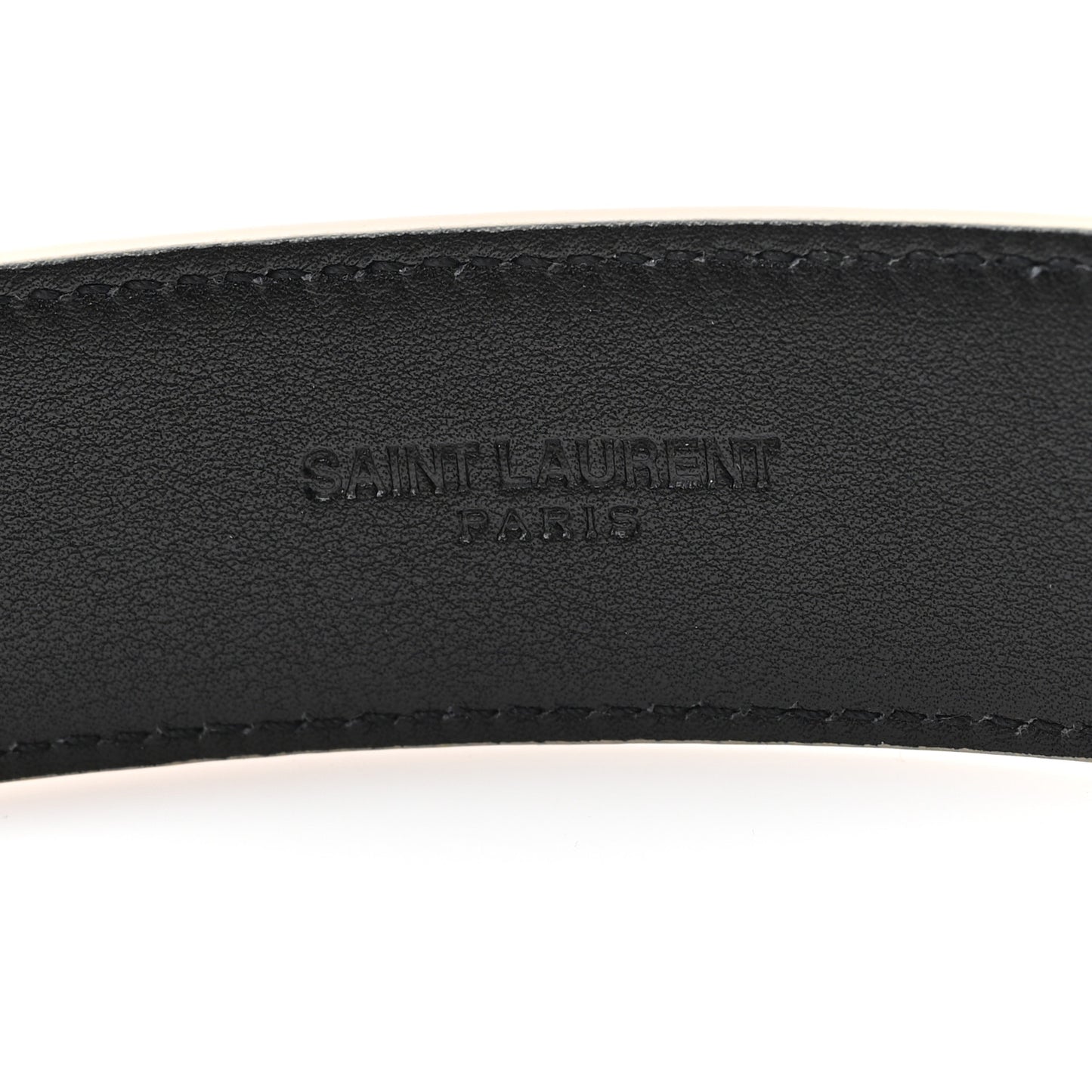 Smooth Calfskin Monogram Square Buckle Belt 75 30 Dark Beige