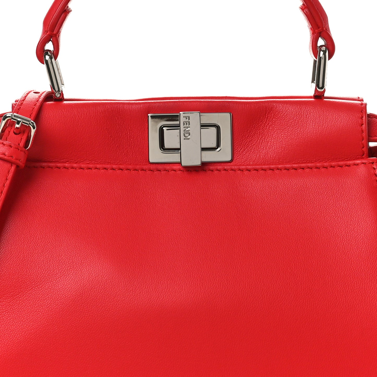 Nappa Mini Peekaboo Iconic Satchel Flamma