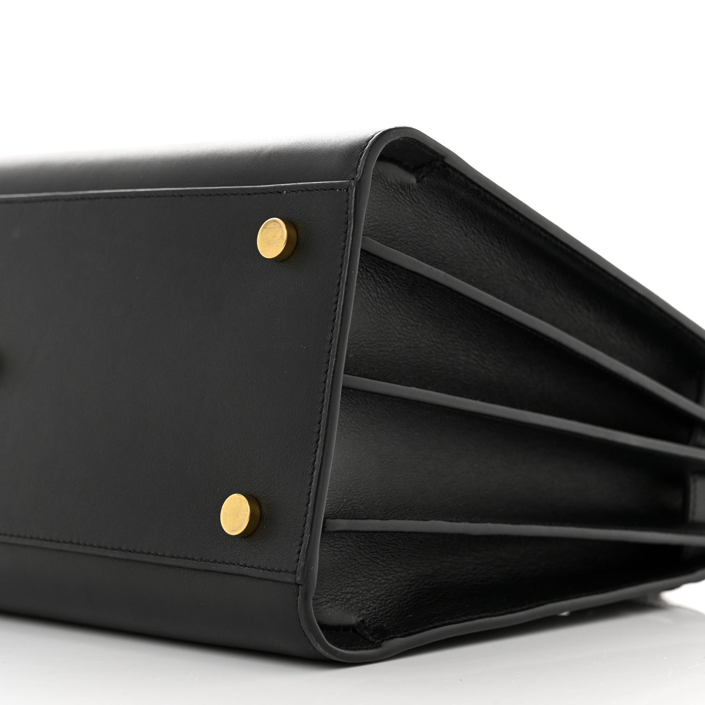 Calfskin Small Sac De Jour Black